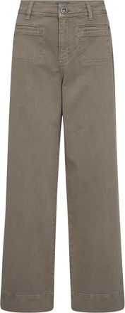 Mos Mosh MOS Mosh, Broeken, Dames, Beige, W29, Elegant Wide Leg Pants Brindle
