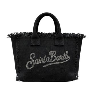 Saint Barth Tote Bags, female, Black, Size: ONE SIZE Vanity Mini