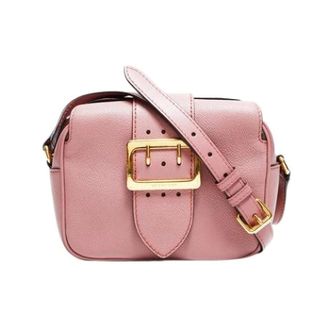Burberry Pre-owned Cross Body Bags, female, Pink, Size: ONE SIZE Pre-owned Vintage Shoulder Bag