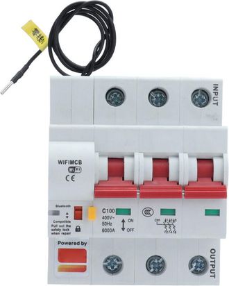 OEM Interruptor Autom&aacute;tico Inteligente De 3 Polos, Wifi, Bluetooth, Control Remoto, Interruptor De Protecci&oacute;n Contra Fugas, Ca 400v, 100a