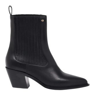 Baldinini Leren Cowboylaars - Dames - Schoenen - Zwart - Maat: 38 EU Leer