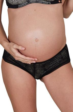 Cache Coeur Dahlia maternity shorts in Black at Nordstrom, Size Medium