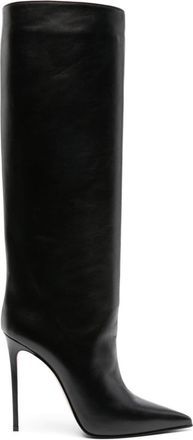 Le Silla Eva 120mm knee-length leather boots - women - Calf Leather/Calf Leather/Calf Leather/Rubber - 37.5 - Black