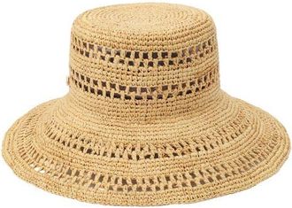 Kate Spade New York open weave sun hat in Natural at Nordstrom