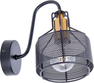 N&auml;ve Naeve Foro L&aacute;mpara De Pared Dome Negra 1xe27