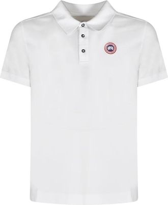 Canada Goose Witte T-shirts en Polos - Heren - Polos - Wit - XL - Tops