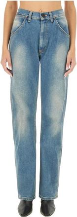 Vivienne Westwood Baggy Jeans - Dames - Loose Fit Jeans - Blauw - XS - Katoen - Jeans