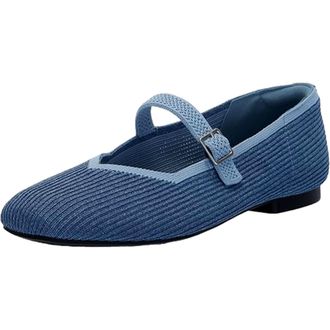 Anne Klein Amerie Ballet Flat Denim AMERIE-DENIM Womens