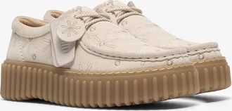 Clarks Geborduurde leren schoenen, TORHILL BEE