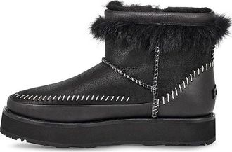 UGG (WMNS) UGG Fluff Punk Boot Fleece Lined Black 1102950-BLK