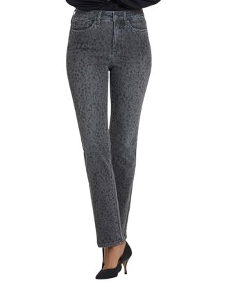 NYDJ Nydj Marilyn Grey Daniela Ditsy Straight Leg Jean