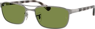 Ray-Ban RB3778 004/4E Mens Sunglasses Gunmetal Size 57