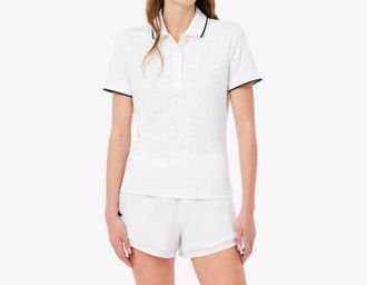 Lacoste Technical Jersey Polo In White