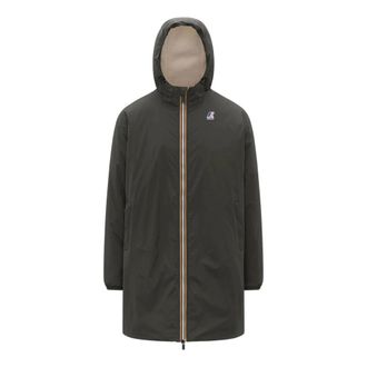 K-Way Le Vrai 4.0 Eiffel East Orsetto Jacket - female - K-Way - Parkas - Green - L - Coats