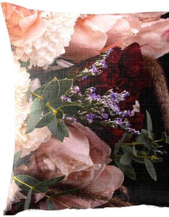 BIERBAUM Wendebettwäsche »Simon« 2 Stk. tlg. Mako-Satin, 100 % Baumwolle, mit Blumen, pflegeleicht