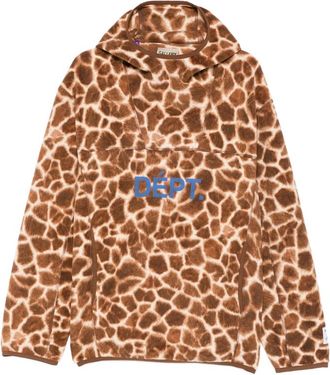 Gallery Dept. Giraffe-print Fleece Hoodie