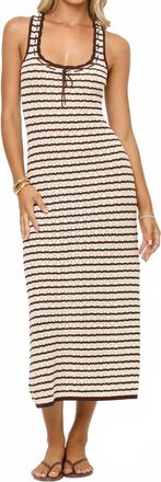 L*Space Rosalie Maxi Dress In Cafe/cream