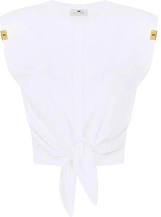 Elisabetta Franchi Donna, Top, Bianco, XS, new
