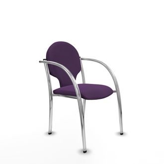 Piqueras y Crespo Silla De Recepci&oacute;n Hell&iacute;n Piqueras Y Crespo 220ptcrb760 Morado 2 Unidades