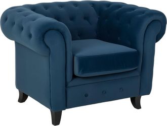 Wanderlust Deco Sill&oacute;n azul marino 110x81x77h cm