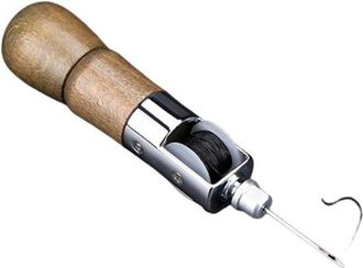 OEM Kit De Punz&oacute;n De Costura Con Bloqueo Autom&aacute;tico - Herramienta De Reparaci&oacute;n De Cuero Speedy Stitcher Con 2 Agujas Para Zapatos