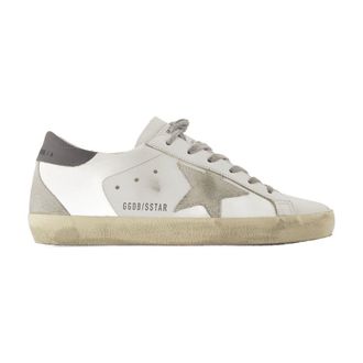 Golden Goose Womens Super Star Sneaker White Calfskin