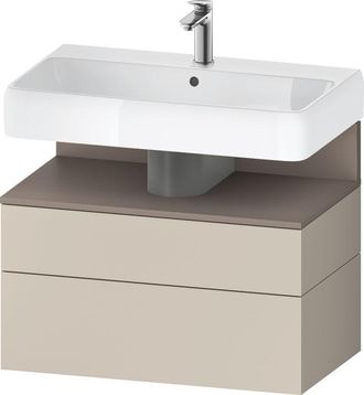 Duravit Qatego Mueble Bajo Lavabo, 1 Extra&iacute;ble Y 1 Caj&oacute;n, - Duravit