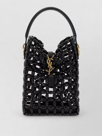 Saint Laurent beads le 37 bucket bag top handle