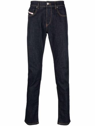 Diesel 2019 D-Strukt Z9B89 slim-cut jeans - men - Cotton/Spandex/Elastane - 30/32 - Blue