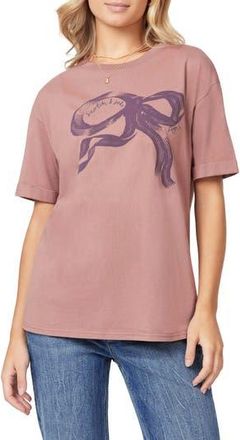 Scotch & Soda Relaxed Fit Roll Cuff Graphic T-Shirt in Burlwood at Nordstrom Rack, Size X-Large