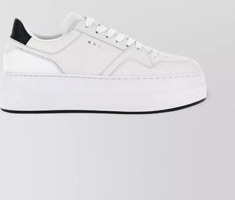 Hogan leather platform low-top sneakers