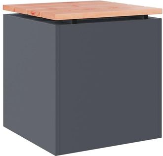 vidaXL Garden Bench Anthracite 40 x 40 x 43 cm Steel vidaXL