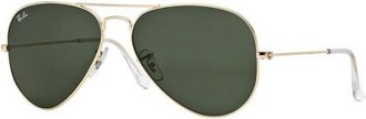 Ray-Ban Klassieke Aviator Zonnebril - unisex - Zonnebrillen - Geel - 58 MM - Accessoires