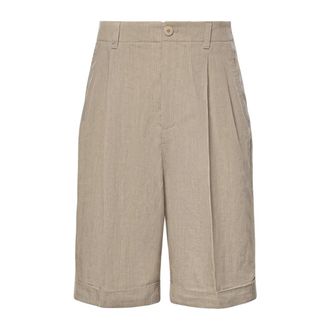 Jacquemus Long Shorts, male, Beige, Size: XL Le Short Pastro