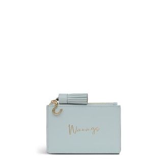 Radley London Kentucky Derby Spring 2026 Slogan Winnings Small Ziptop Coin Purse in Seafoam at Nordstrom
