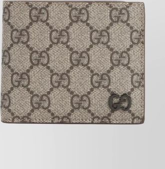 Gucci signature gg supreme bi-fold wallet