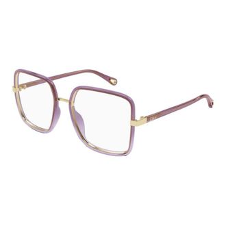 Chlo&eacute; Geometrische Brillen - Dames - Brillen - Paars - 55 MM - Accessoires