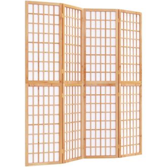vidaXL Biombo Plegable Con 4 Paneles Estilo Japon&eacute;s 160x170 Cm Vidaxl