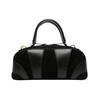 Dries Van Noten Handtas met handvat - Dames - Handtassen - Zwart - ONE Size - Leer - Tassen