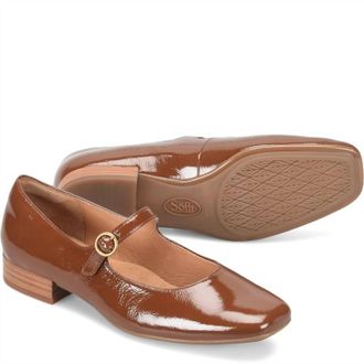 S&ouml;fft Womens Elsey Mary Jane Flats In Toffee