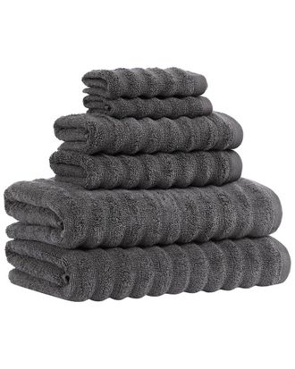 Brooklyn Loom Textured Zero Twist 6Pc Towel Set