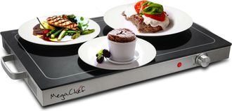 MegaChef Electric Warming Tray, Food Warmer, Hot Plate, With Adjustable Temperature Control, Perfect for Buffets, Banquets, House Parties
