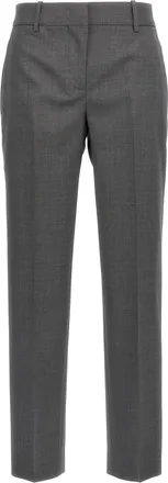 Ermanno Scervino Gray Virgin Wool Dress Womens Pants