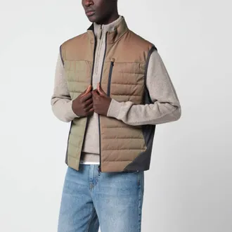 Sease Gilet Intrepid imbottito iridescente in tech-wool