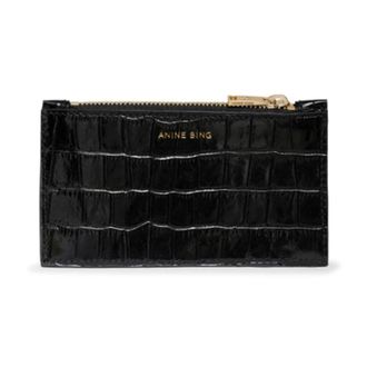 Anine Bing Elly Wallet - female - Anine Bing - Wallets & Cardholders - Black - ONE SIZE - Accessories