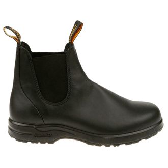 Blundstone 2058 Leather Unisex Chelsea Boots - Black - Size:UK 10.5
