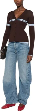 Axel Arigato Truien & Vesten, Dames, Bruin, M, Fleur Cardigan