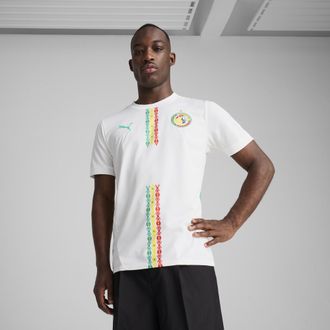 Puma Maglia gara Home Senegal 2025 da uomo, Abbigliamento, Bianco, 3XL
