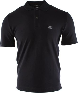 C.P. Company Stretch Piquet Polo - Heren - Polos - Blauw - XS - Katoen - Tops