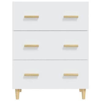 Berkfield Home Sideboard White 70x34x90 cm Engineered Wood | Size: 70 x 34 x 90 cm